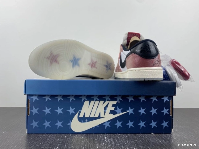 JORDAN OG AIR LOW 1 X 'RED BLACK' ROOM FN0432-017 TROPHY 1020